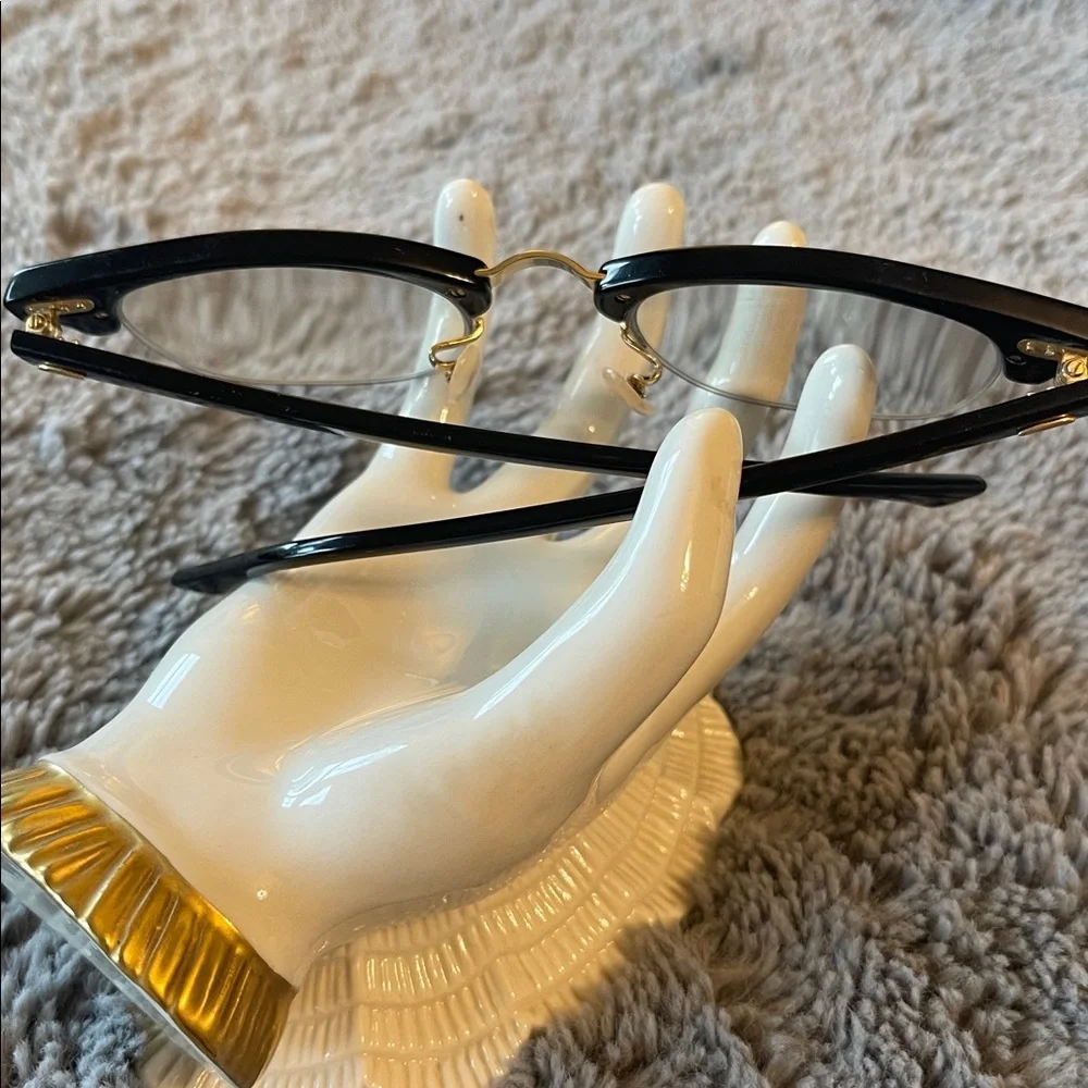 GUC. Ray-Ban 4354V Black and Gold Glasses. LENSES WILL NEED TO CHANGED